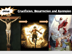 RE GCSE AQA Christianity Beliefs : Crucifixion, Resurrection and ...