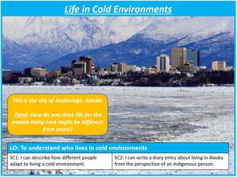 Life in Cold Environments Lesson - the Arctic