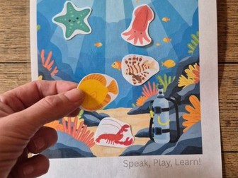 Under The Sea! - Speech & Language Game/ Ocean sorting, Vocabulary & categorisation/ SEN printable