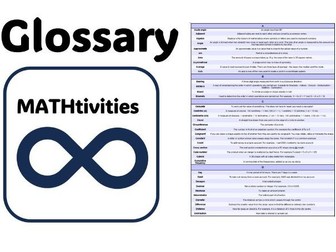 Maths Glossary Excellent for EAL pupils and Literacy