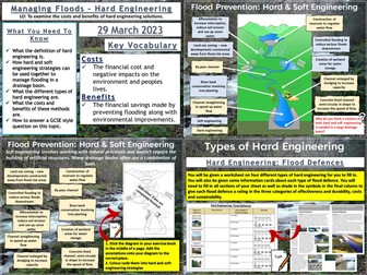 Managing Floods - Hard Engineering