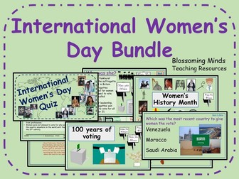 International Women's Day Bundle - Women's History Month