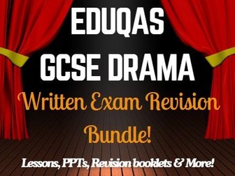 GCSE Eduqas Drama Written Exam Preparation Bundle - save 23%!