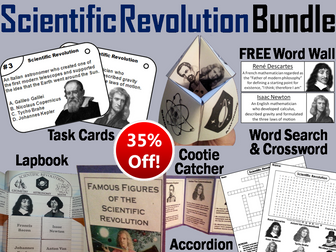 Scientific Revolution Task Cards and Activities Bundle