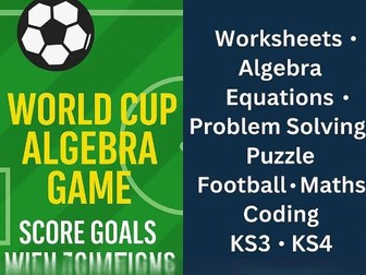 Football Algebra Interactive Game End of year
