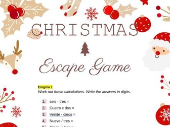 Christmas Escape Game - Spanish