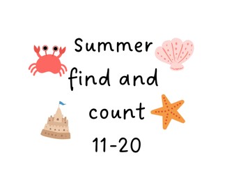 Summer Find and Count 11-20