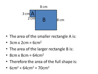 Area of composite shapes