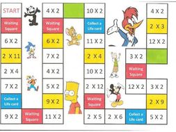 Times Table Board Games | Teaching Resources