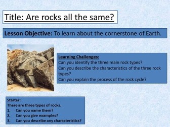 The Rock Cycle