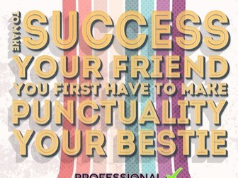 Punctuality Matters Poster