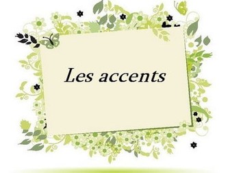 Accents in French (les accents)_theory+exercises