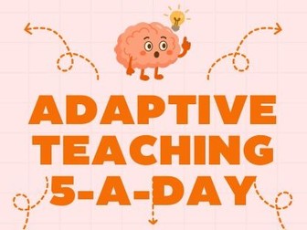 Adaptive Teaching Toolkit - CPD for Staff