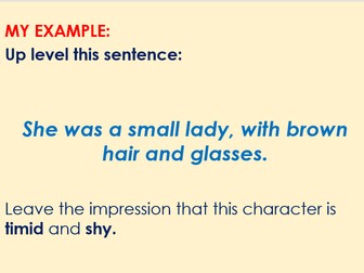 Writing Character Descriptions