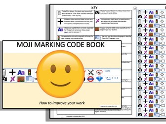 Moji Marking - Easy  AfL for English