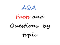 AQA Spanish Facts and Questions of all topics