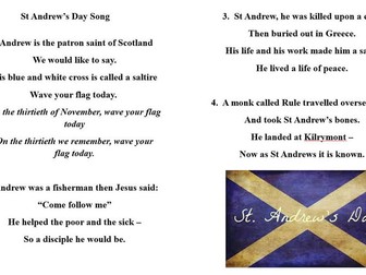 St Andrew's Day Song