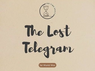 The lost telegram - Causes of WW1