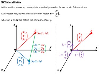 Vectors - FC1.9 Work Booklet