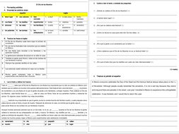 Spanish GCSE Día de los Muertos: festivals and traditions reading comprehension & translation