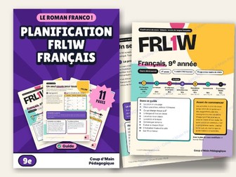 French Course Plan Grade 9 Ontario FRL1W French | Planification FRL1W 9e