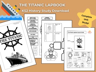 The Titanic KS2 History Activities | Lapbook