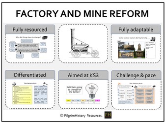 Factories and reform Industrial Revolution