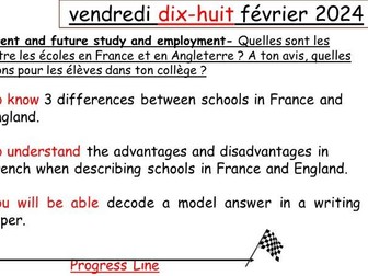 Year 11 French Revision lesson 11