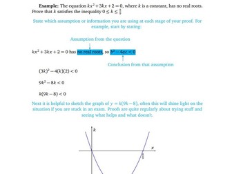 A Level Maths AS Mathematics -Proofs notes and example questions