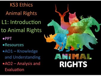KS3 Animal Rights: Introduction to Animal Rights