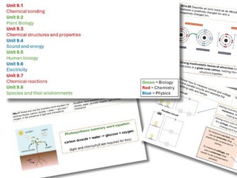 Year 9 Cambridge Lower Secondary Curriculum - Summary PowerPoint for Revision