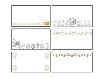 Easter Themed Mini Whiteboards