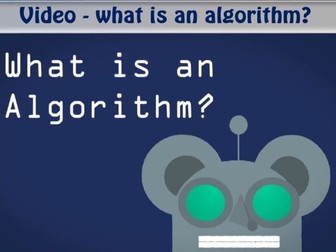 Video - what is an algorithm?