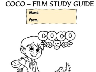 KS3 Spanish - Coco and Mexico study booklet