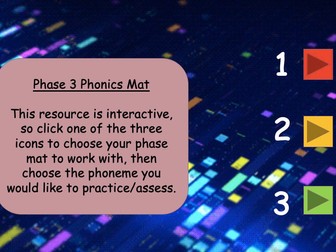 Phase Three Phonics Sentence Game