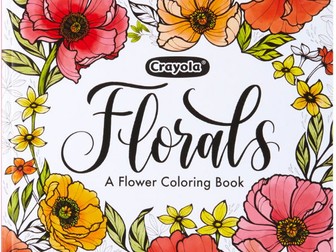 Flower Coloring Book