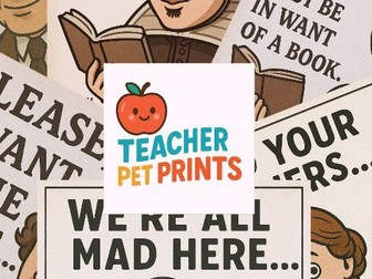 Lit Legends: 13 Posters With a Punchline (Full Set)