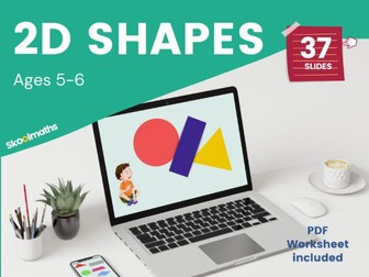 2D Shapes - KS1 (Ages 5-6 ) Interactive Lesson