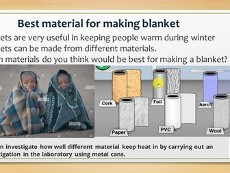 P2 Lesson 3: Effectiveness of different materials as insulators