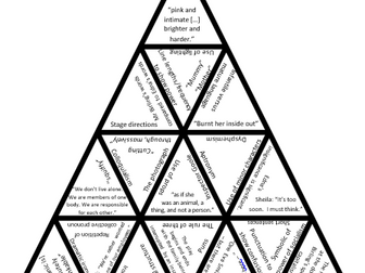 An Inspector Calls Revision Tarsia