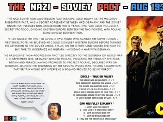 The Nazi - Soviet Pact