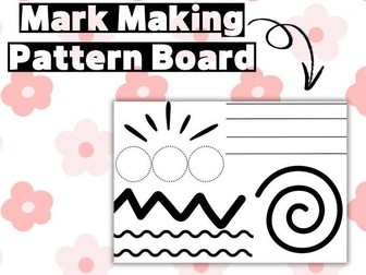 Mark Making Pattern Board