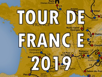 Tour de France Pack 2019  - worksheet, assembly,  lesson, quiz, activity, resource, July
