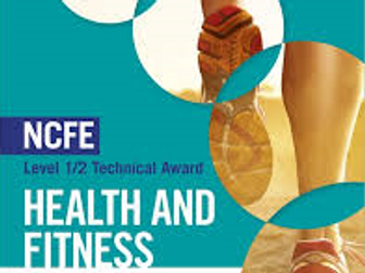 NCFE Health and fitness unit workbooks