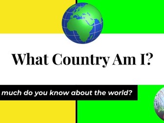 What Country Am I Quiz Video - Test Students' Knowledge of Countries, Starter or Plenary Idea