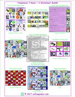 Telephones 7 Game Plus 2 Worksheet Bundle