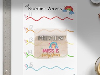 Number Waves - Teen Numbers
