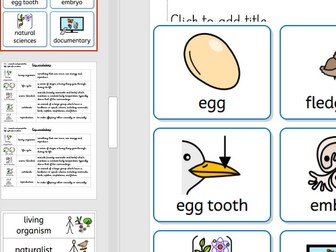 Year 5 Living Things and their Habitats Key Vocabulary widgit
