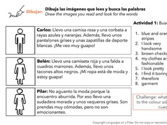 ¿Qué ropa llevas? - Clothes - Spanish - what clothes do you wear?