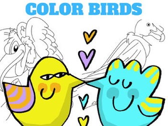 Birds Coloring Pages - Coloring Sheets - Birds Coloring Book